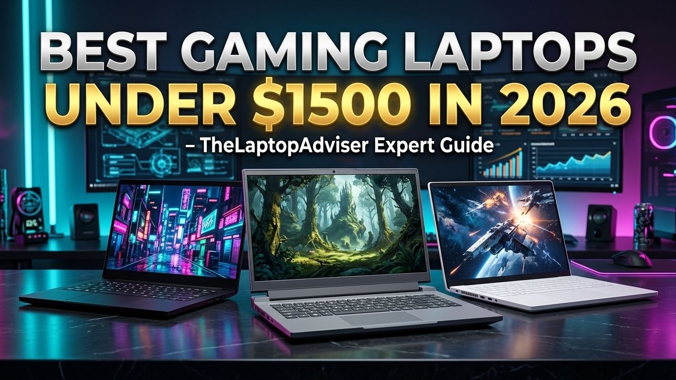 Best Gaming Laptops Under $1500 in 2026 – TheLaptopAdviser Expert Guide